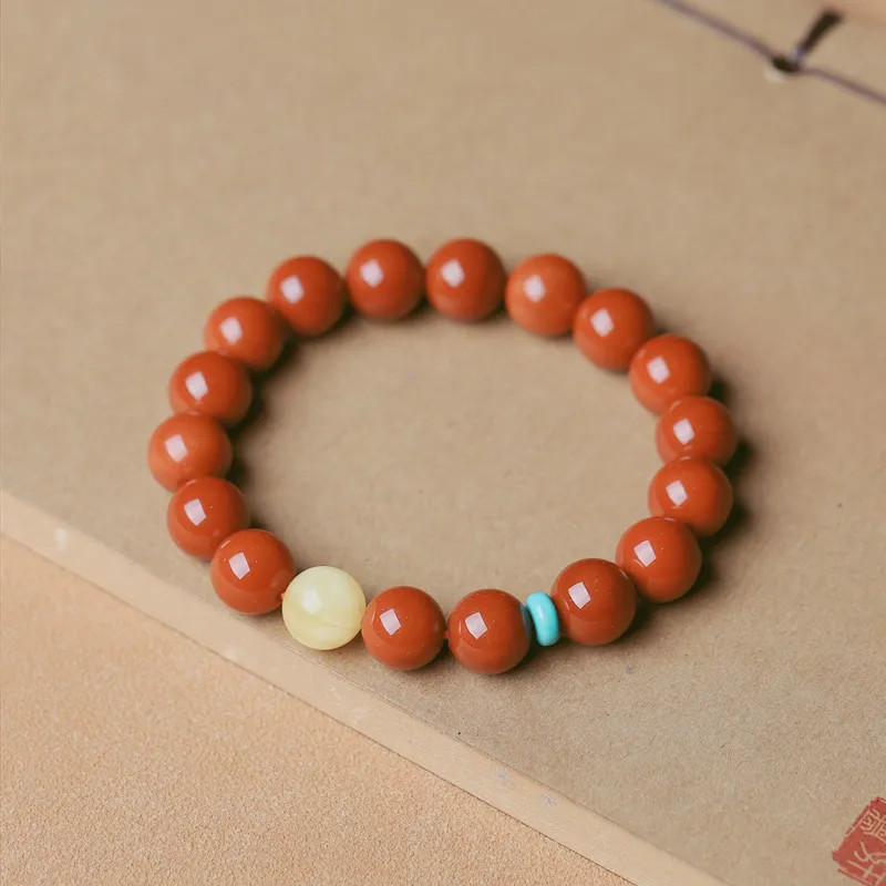 Xifeng Building Southern Red Agate Bracelets Unisex-4