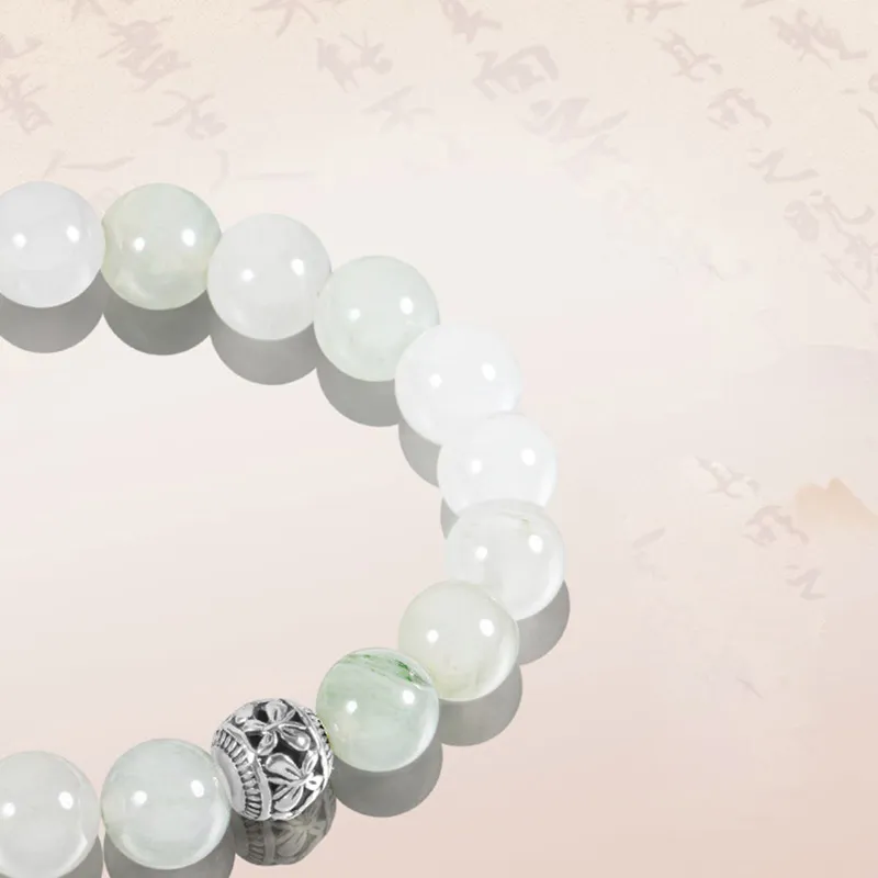 Xifeng Building Obsidian Jade Bracelets Unisex-5