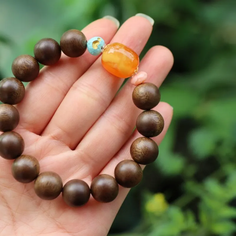 Xifeng Building Agarwood Bracelets Unisex-3