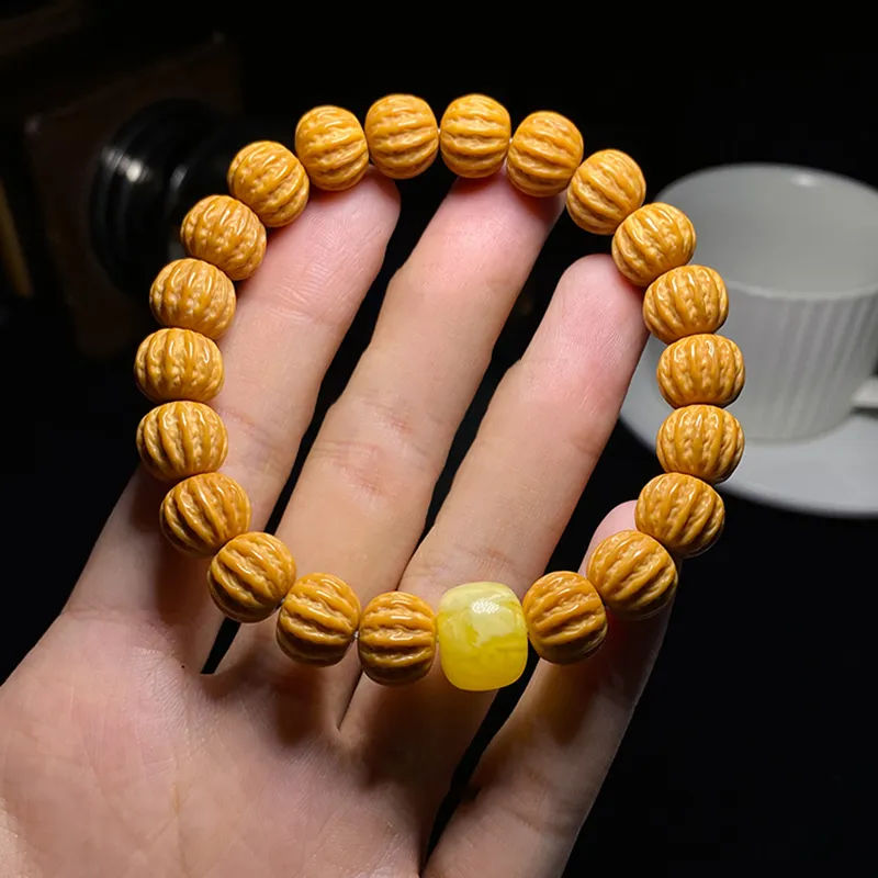 Xifeng Building Monkey Head Walnut Bracelets Unisex-1