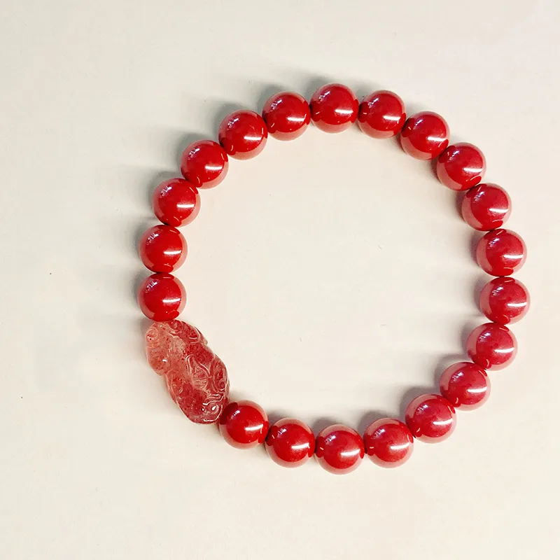 Xifeng Building Cinnabar Bracelets Unisex-2