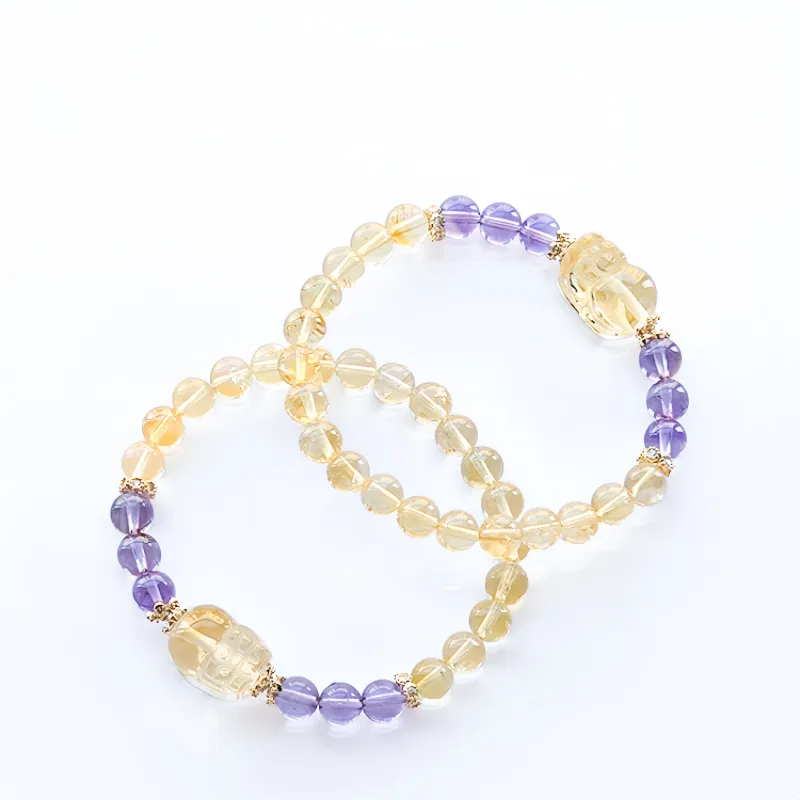 Xifeng Building Colored Glaze Bracelets Unisex-3
