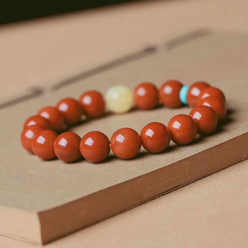 Xifeng Building Southern Red Agate Bracelets Unisex-2