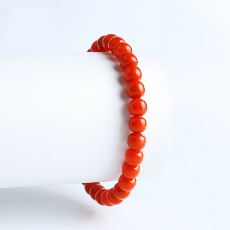 Xifeng Building Southern Red Agate Fine Jade Bracelets Unisex-4