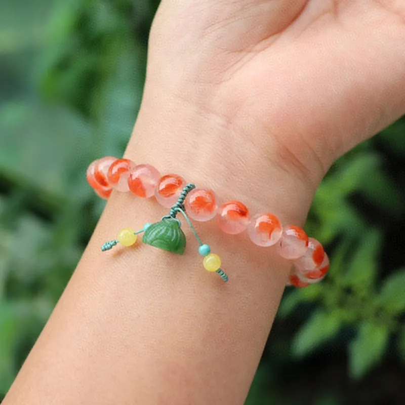 Xifeng Building Southern Red Agate Bracelets Unisex-5