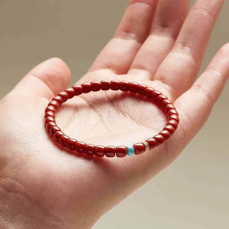 Xifeng Building Southern Red Agate Bracelets Unisex-4