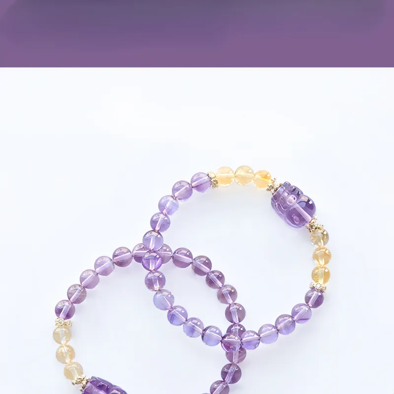 Xifeng Building Colored Glaze Bracelets Unisex-3