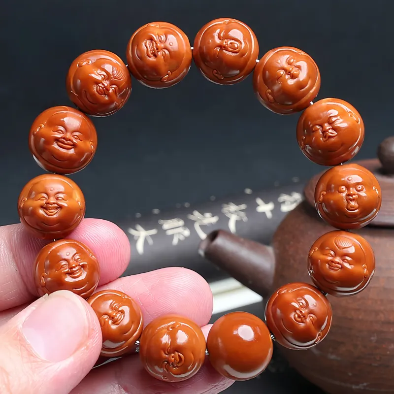 Xifeng Building Olive Pit Bracelets Unisex-3