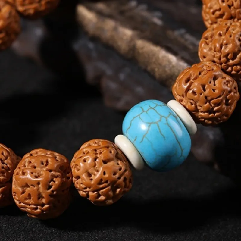 Xifeng Building King Kong Bodhi Seeds Bracelets Unisex-4