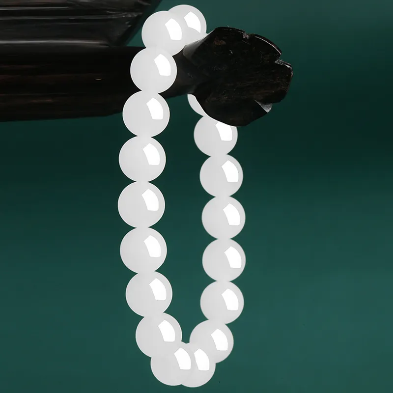 Xifeng Building Bracelets White Jade Unisex-3