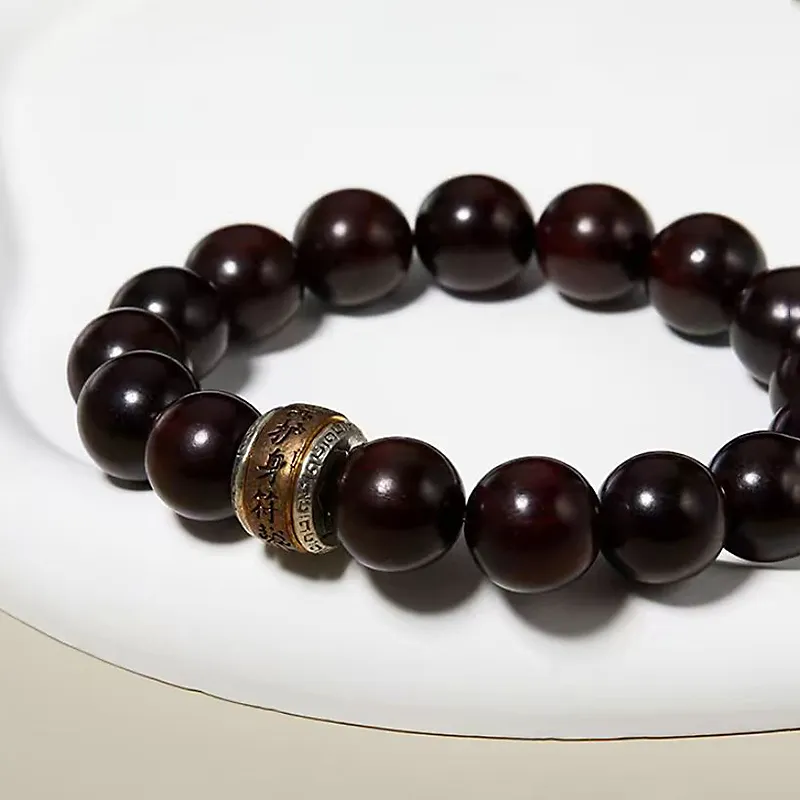 Xifeng Building Sandalwood Wooden Bracelets Unisex-2