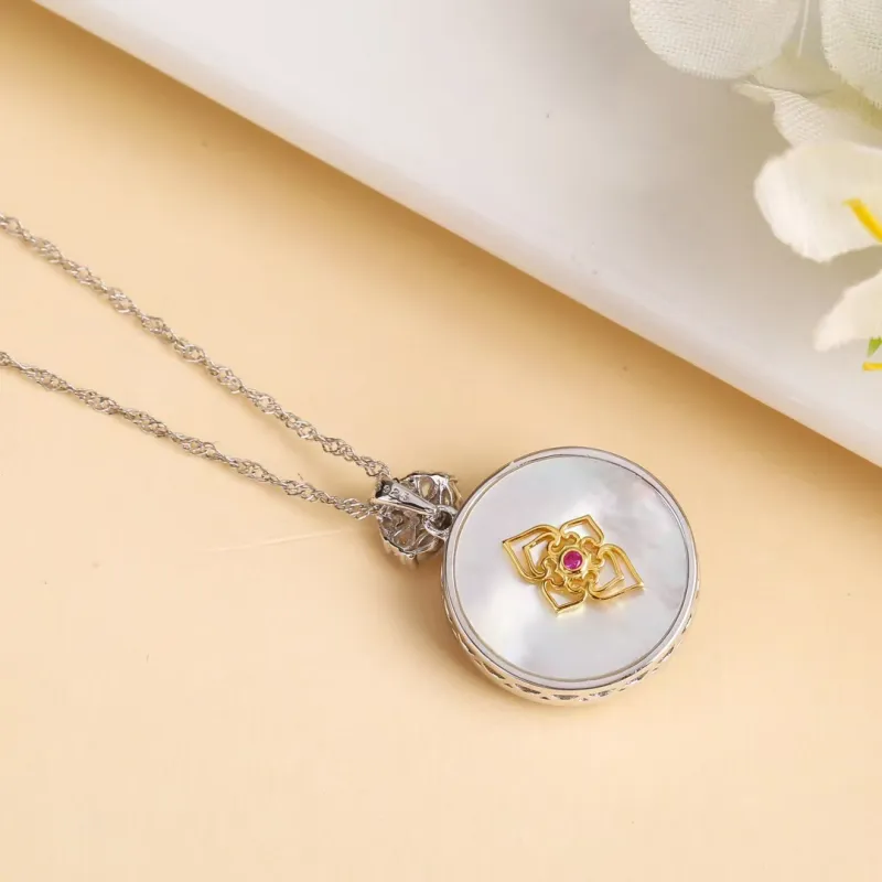 Xifeng Building Amber Necklaces Unisex-3