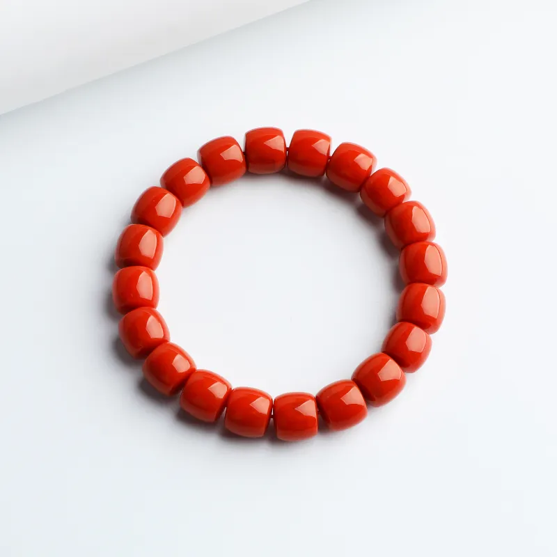 Xifeng Building Southern Red Agate Bracelets Unisex-3