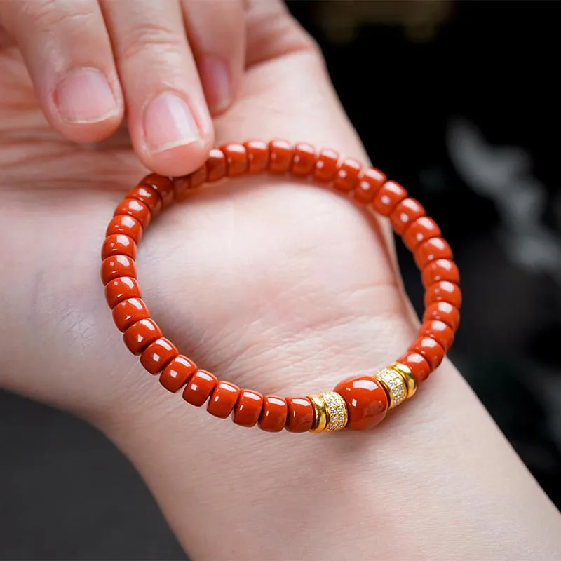 Xifeng Building Southern Red Agate Bracelets Unisex-2