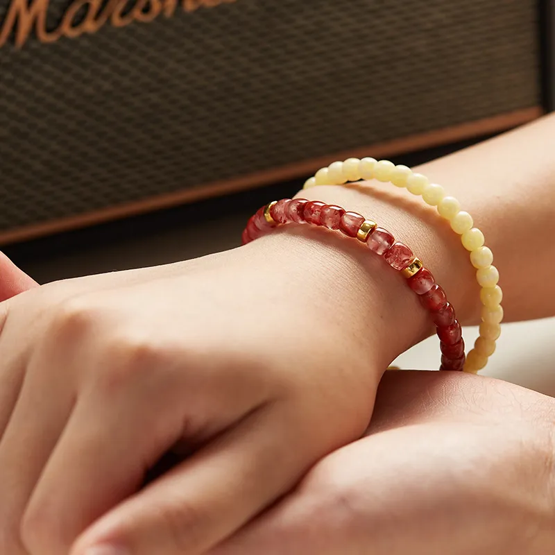 Xifeng Building Southern Red Agate Bracelets Women's-2
