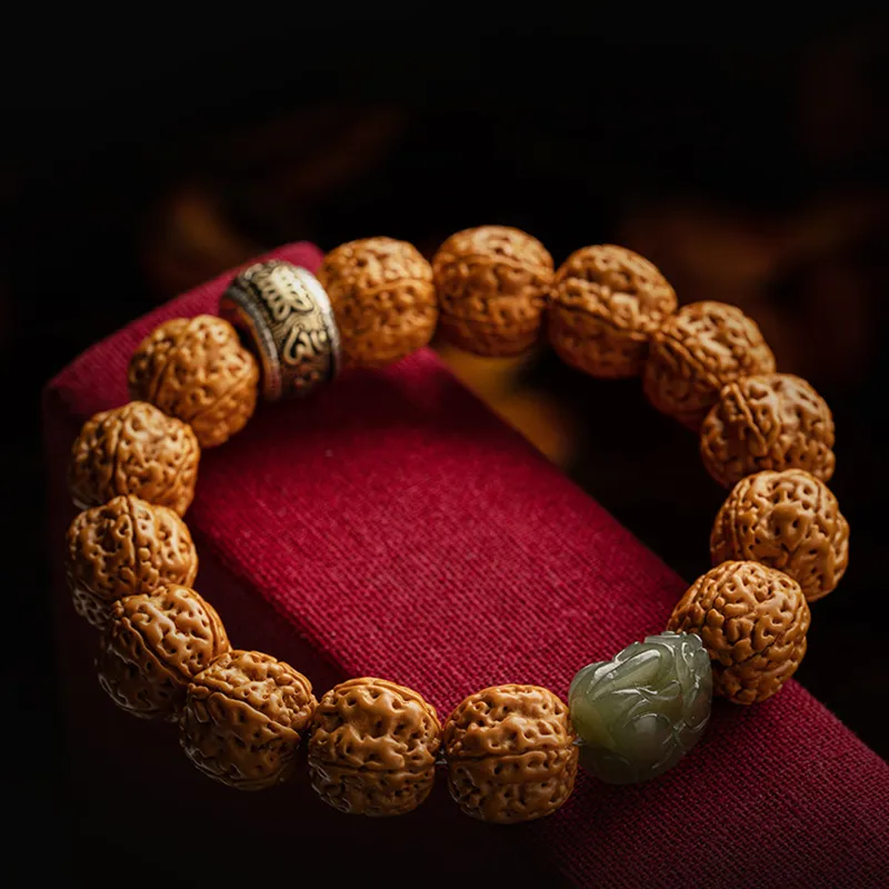 Xifeng Building King Kong Bodhi Seeds Bracelets Unisex-4