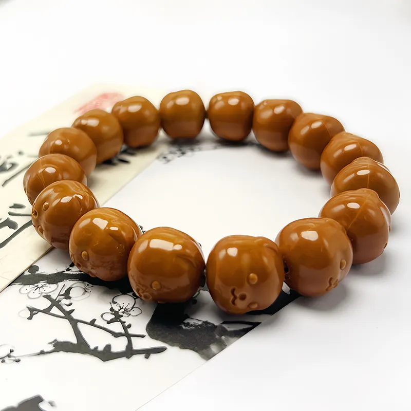 Xifeng Building Monkey Head Walnut Bracelets Unisex-1