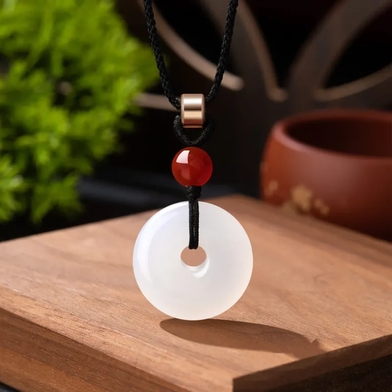 Xifeng Building Chalcedony Pendants Unisex-2