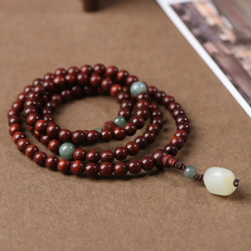 Xifeng Building Rosewood Bracelets Unisex-4