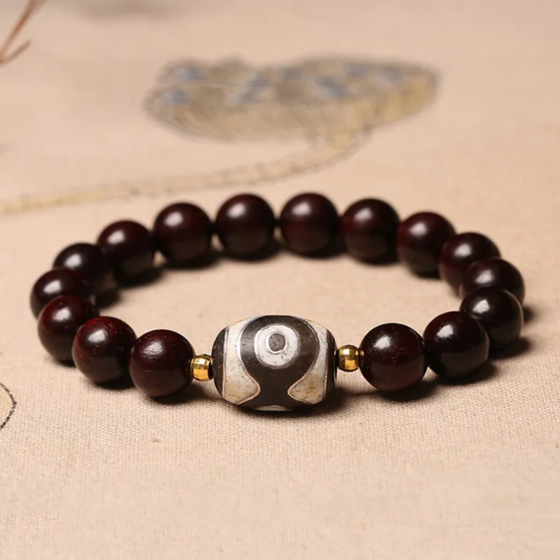 Xifeng Building Rosewood Bracelets Unisex-1