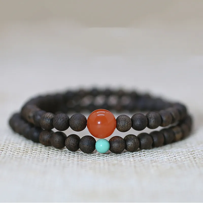 Xifeng Building Agarwood Bracelets Women's-2