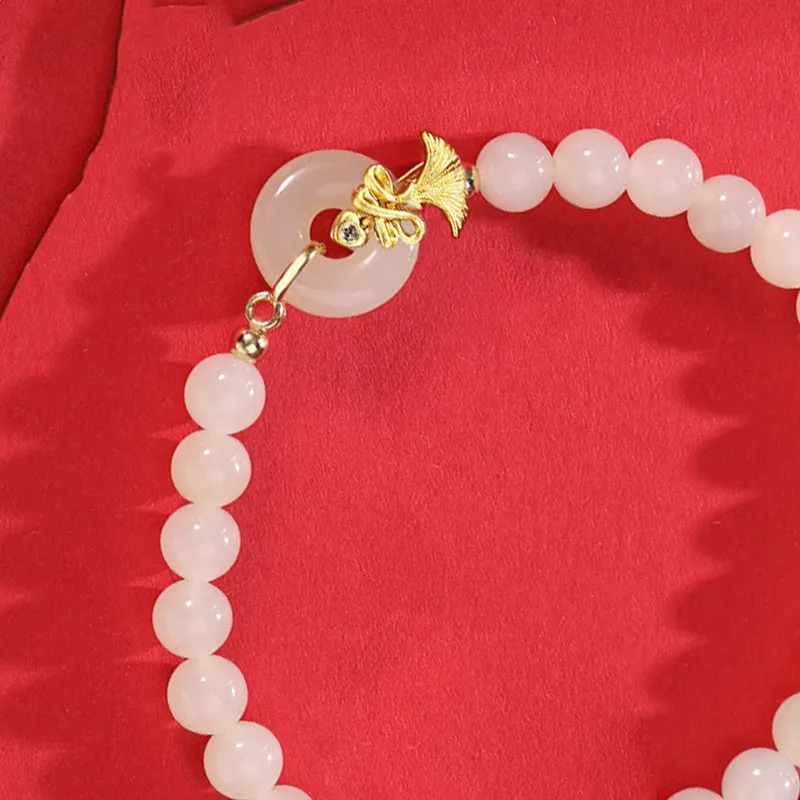 Xifeng Building Hetian Jade Bracelets Pale Greenish White Jade Women's-1
