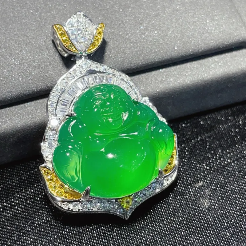 Xifeng Building Chalcedony Jade Pendants Unisex-7