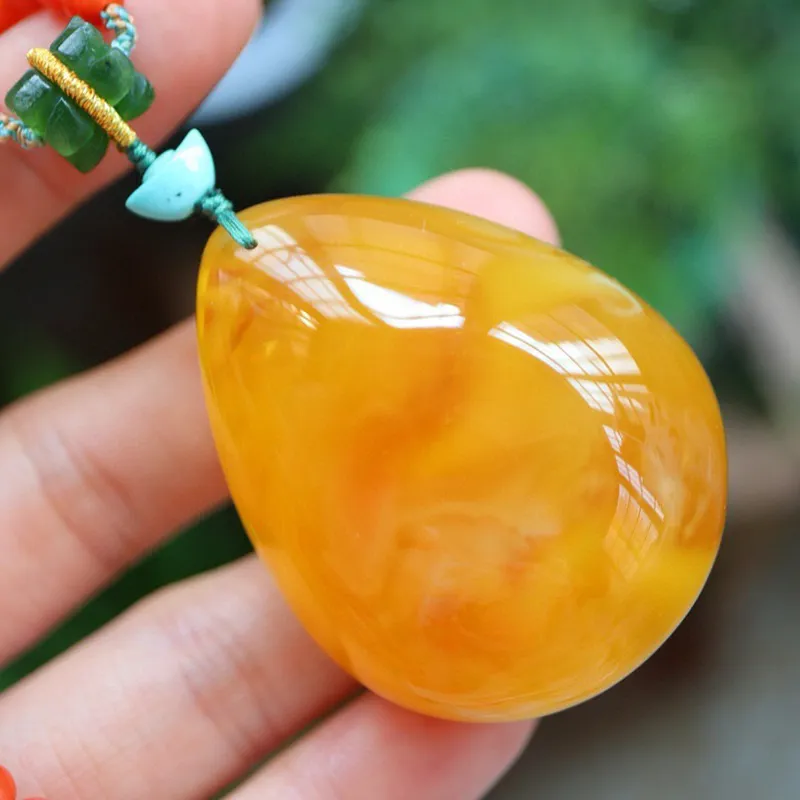 Xifeng Building Beeswax Necklaces Unisex-2
