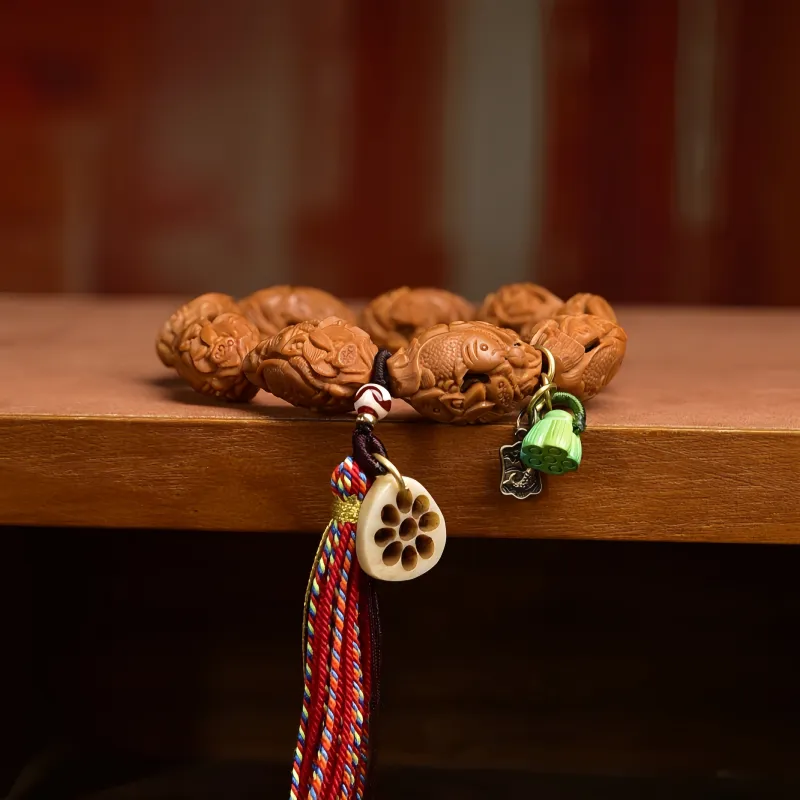 Xifeng Building Olive Pit Bracelets Unisex-3
