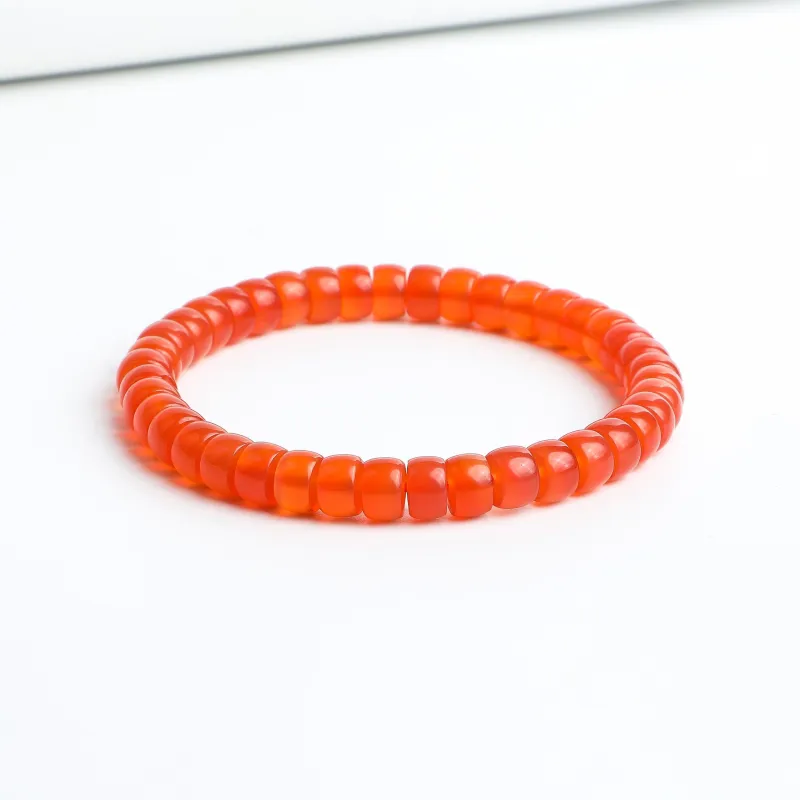 Xifeng Building Southern Red Agate Bracelets Unisex-4