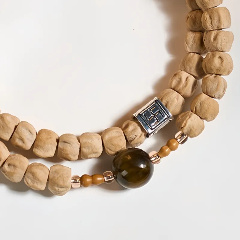 Xifeng Building Cacumen Platycladi Seeds Bead Chain Unisex-2