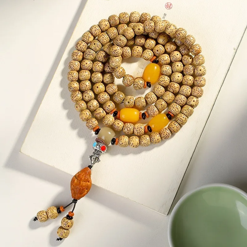 Xifeng Building Star Moon Bodhi Seeds Bead Chain Men's-1