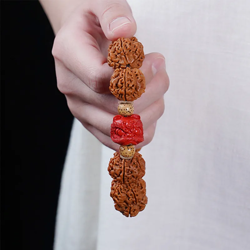 Xifeng Building King Kong Bodhi Seeds Bracelets Unisex-4