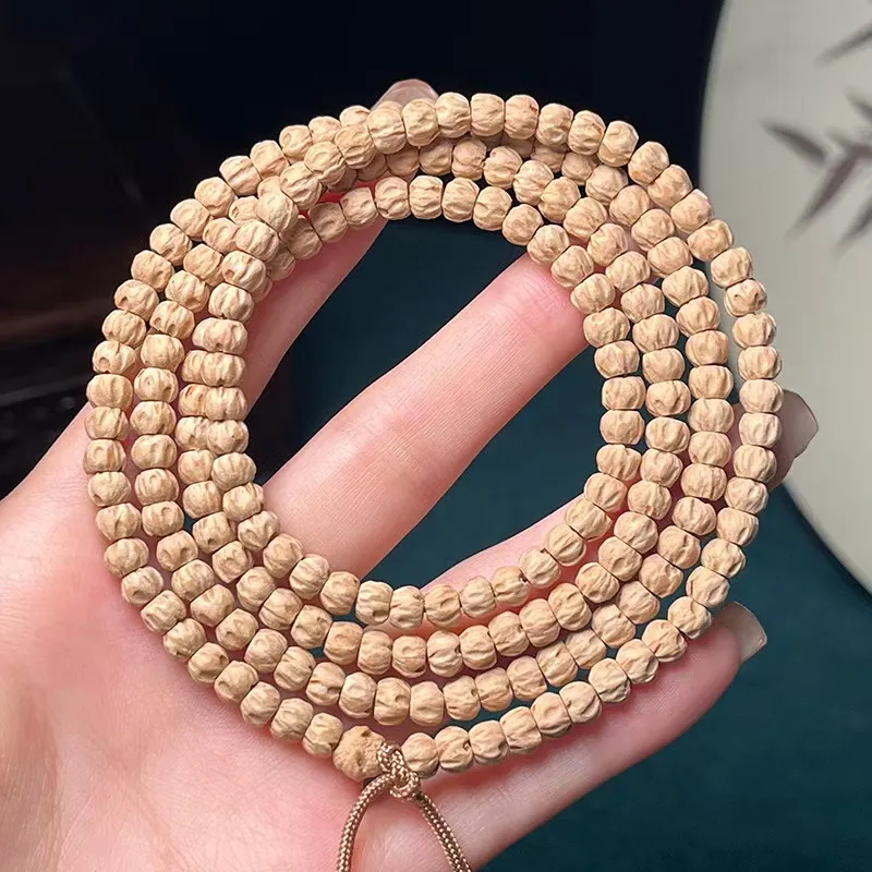 Xifeng Building Cacumen Platycladi Seeds Bracelets Unisex-3