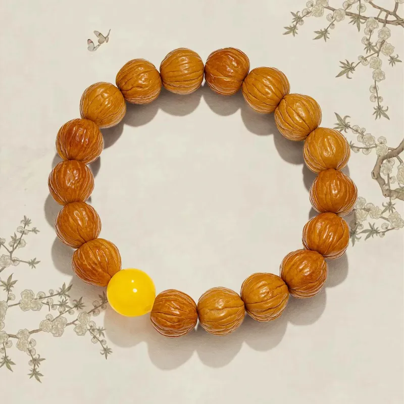 Xifeng Building Monkey Head Walnut Bracelets Unisex-4