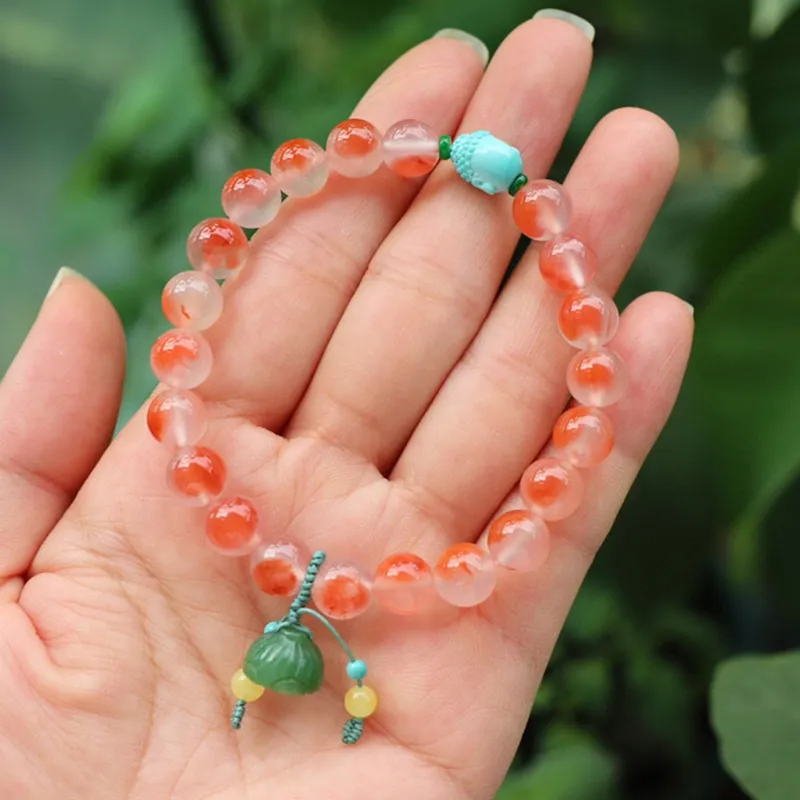 Xifeng Building Southern Red Agate Bracelets Unisex-4