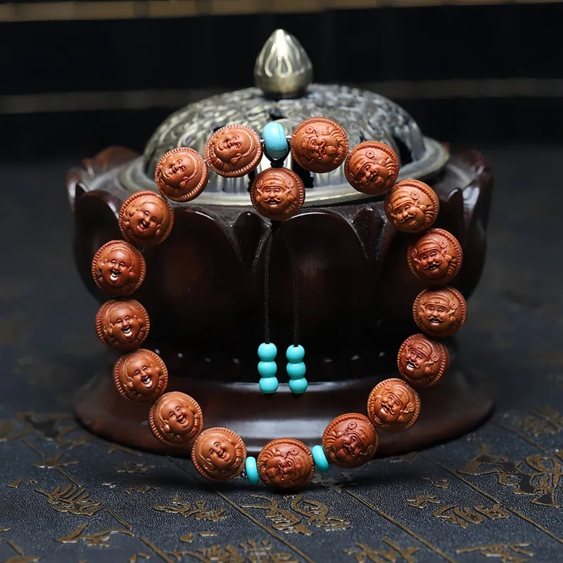 Xifeng Building Olive Pit Bracelets Unisex-2