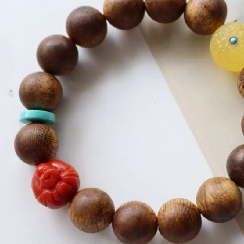 Xifeng Building Agarwood Bracelets Unisex-1