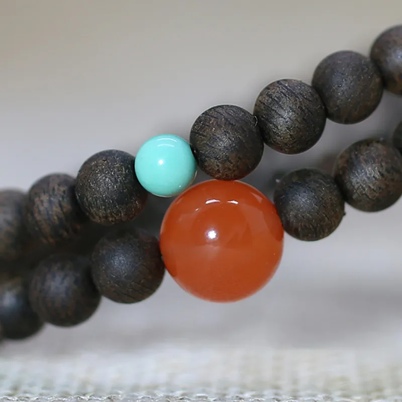 Xifeng Building Agarwood Bracelets Women's-3