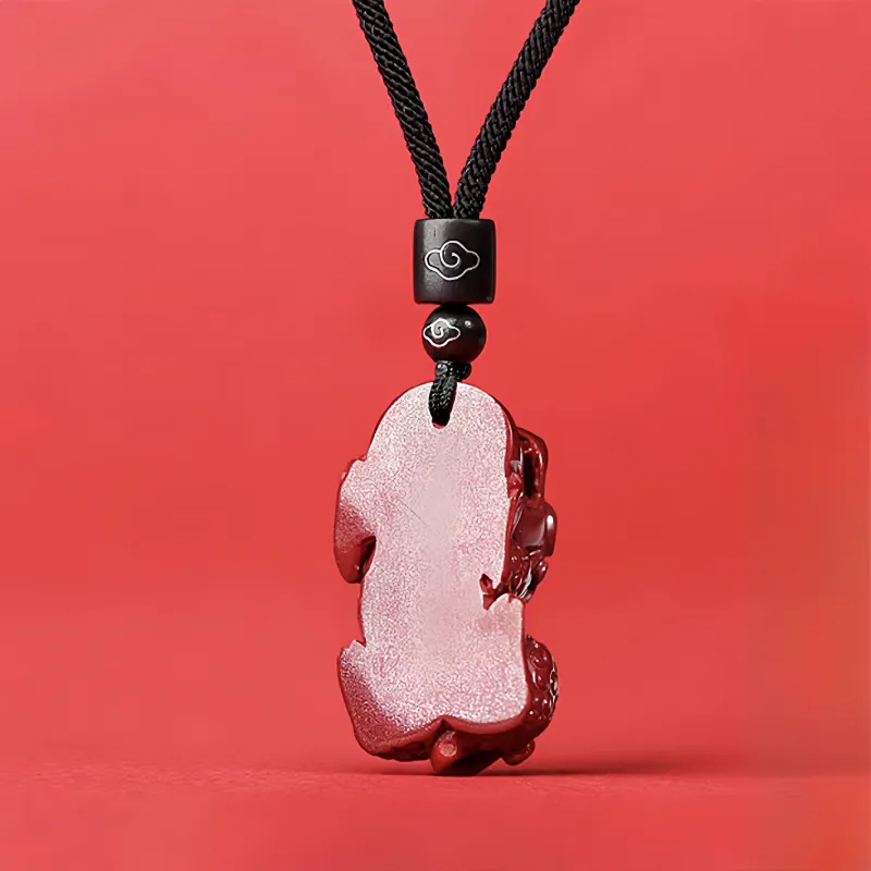 Xifeng Building Cinnabar Pendants Unisex-3