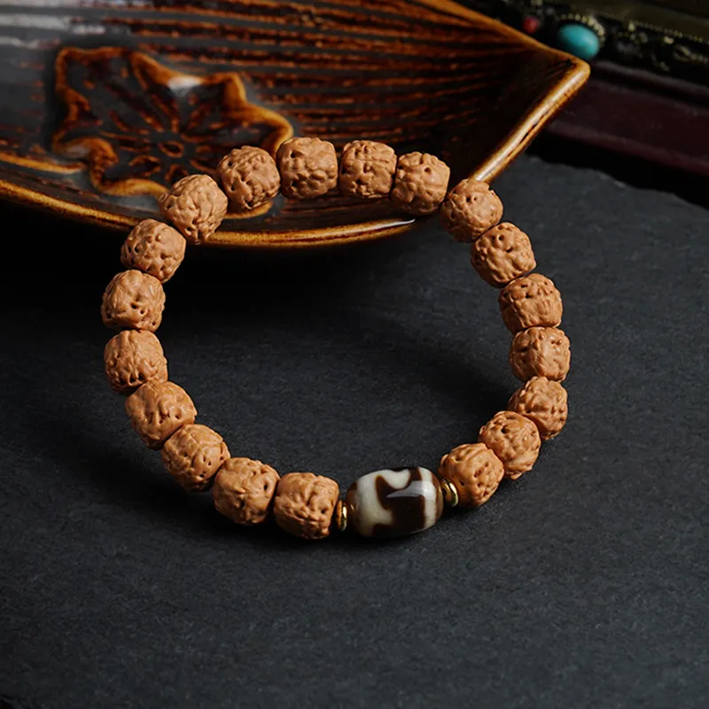 Xifeng Building King Kong Bodhi Seeds Bracelets Unisex-2