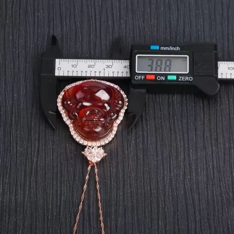 Xifeng Building Amber Necklaces Unisex-4