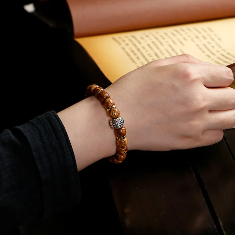 Xifeng Building Star Moon Bodhi Seeds Bracelets Unisex-4