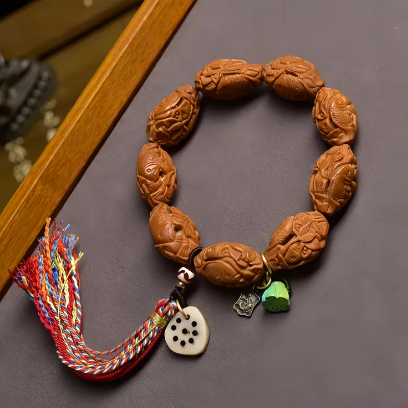 Xifeng Building Olive Pit Bracelets Unisex-1