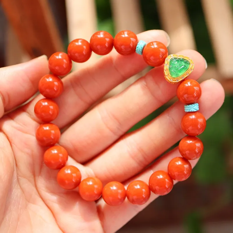 Xifeng Building Southern Red Agate Bracelets Unisex-4