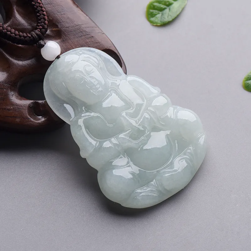 Yun Shui Ballad Glutinous Jade Smooth And Delicate Jadeite Pendant Men's-1