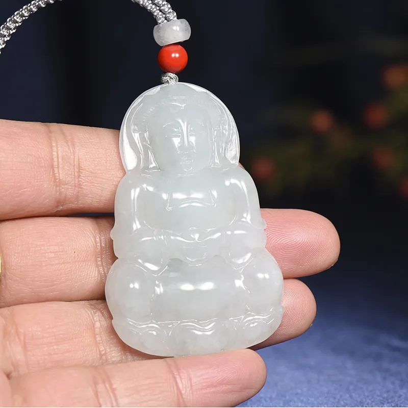 Yun Shui Ballad Glutinous Jade Smooth And Delicate Jadeite Pendant Men's-2