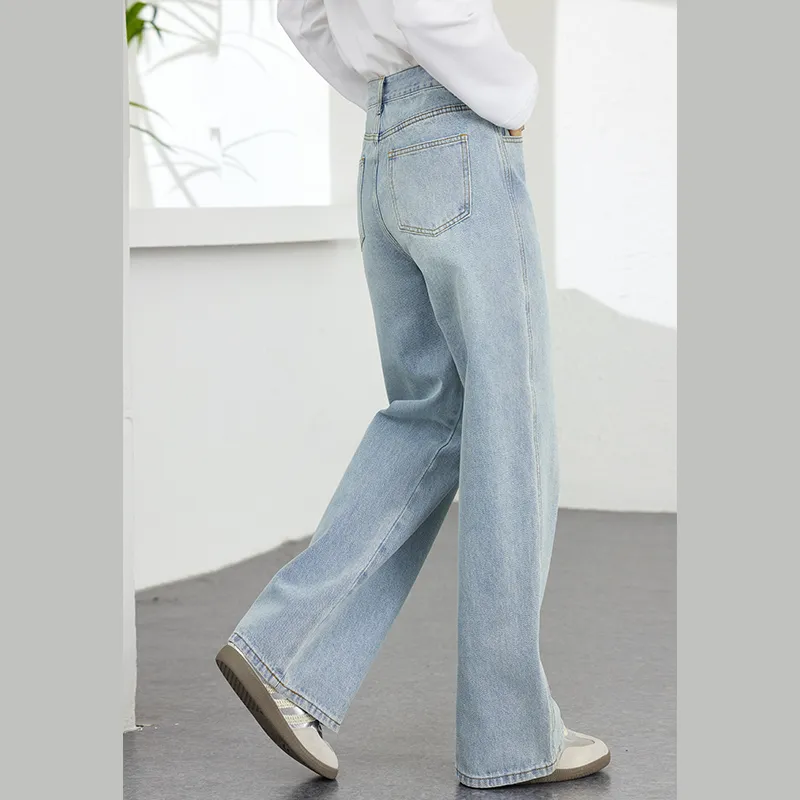 VIMLY Jeans Women's Vintage Blue-4