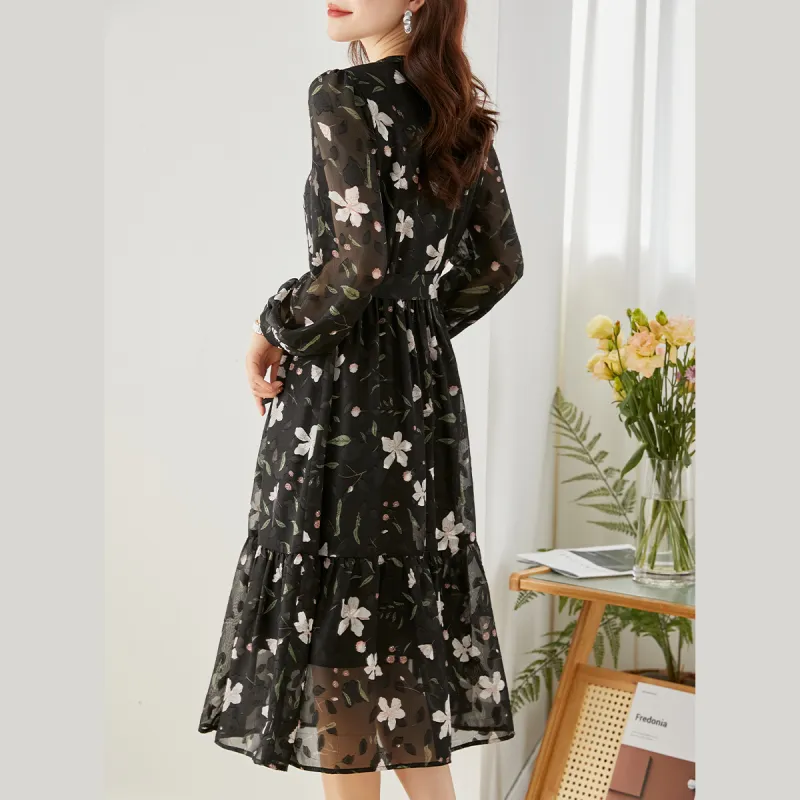 VIMLY Long Sleeved Dress Women's-3