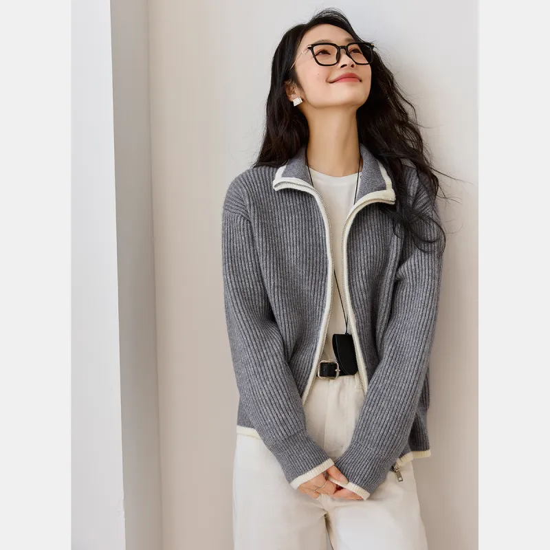 VIMLY Knitwear Women's Gray-4